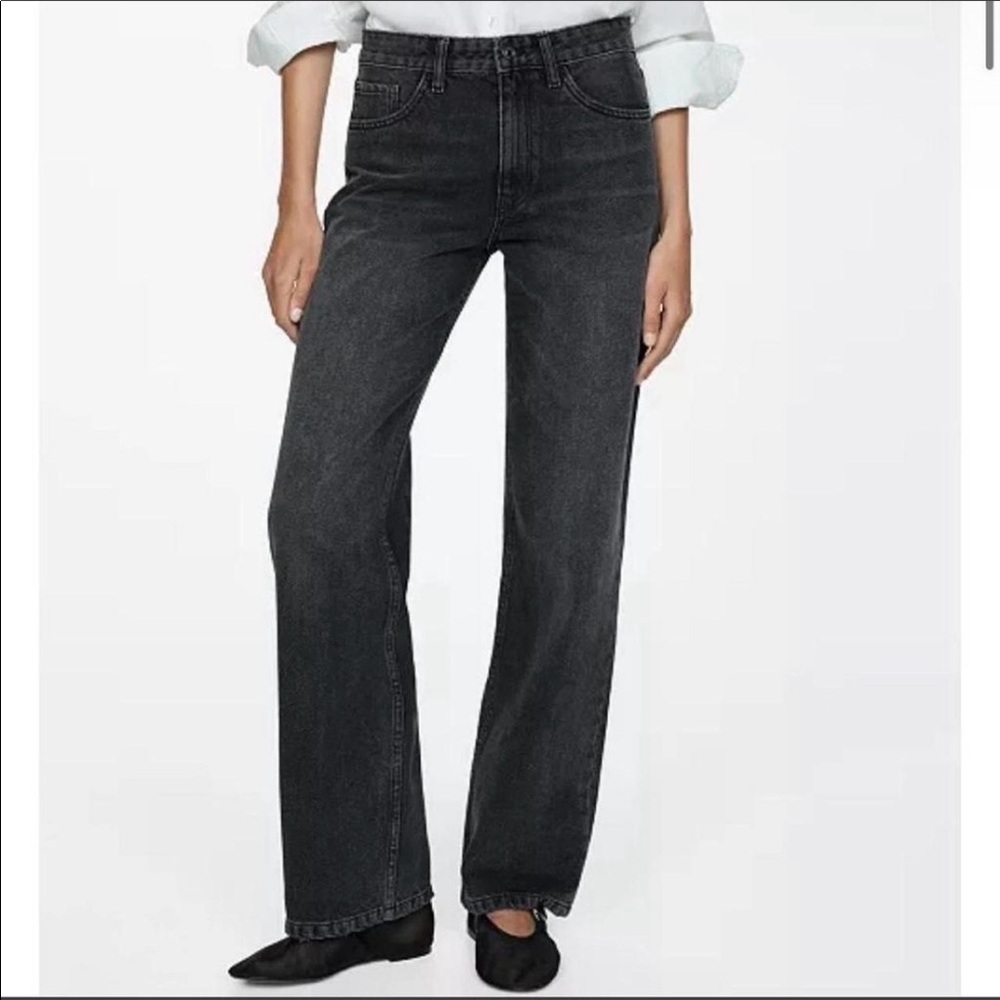 Mango black jeans